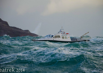 Lochlann in rough seas